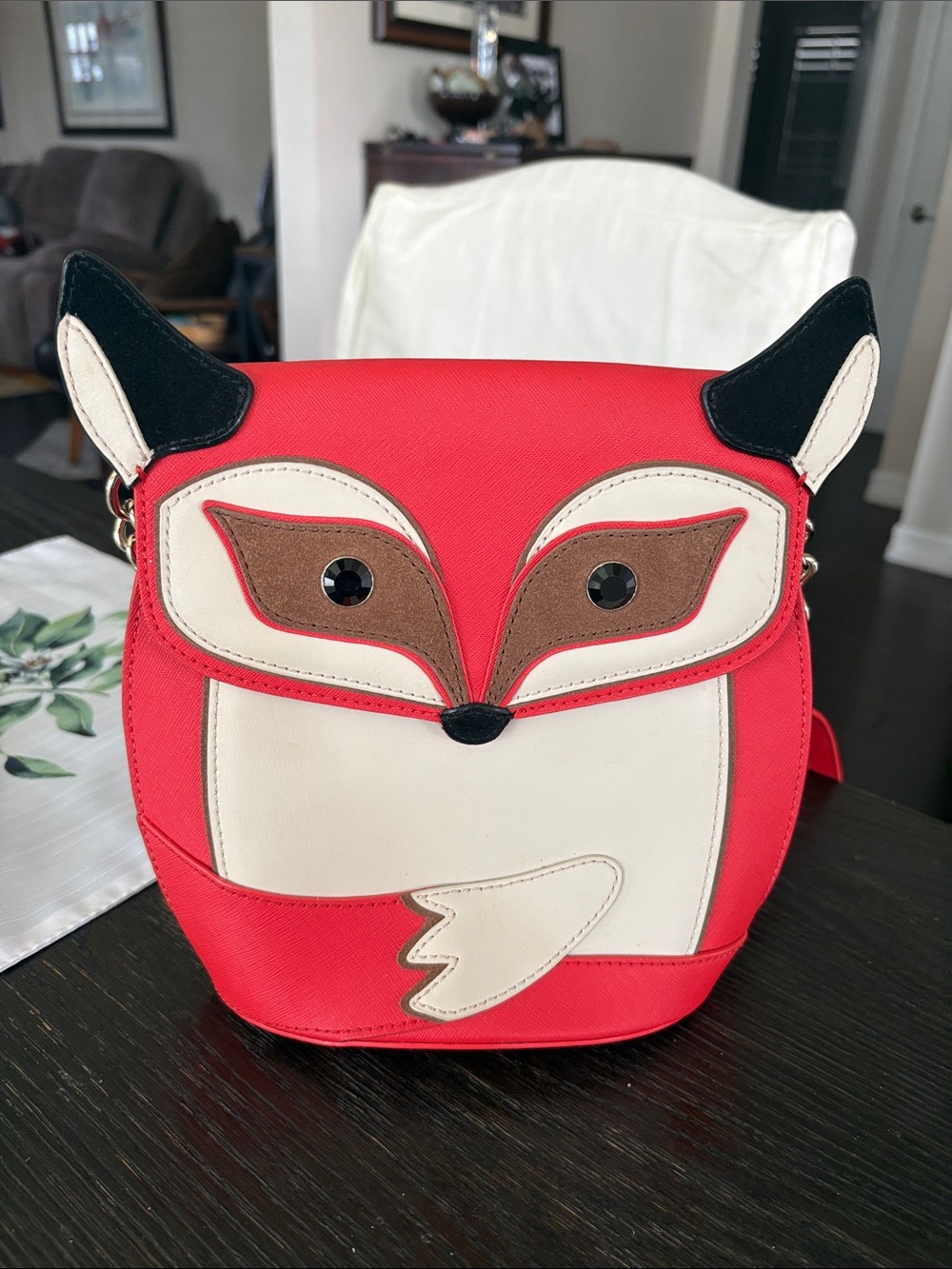 Kate Spade Red Fox Crossbody Bag - Playful Women's Shoulder Bag